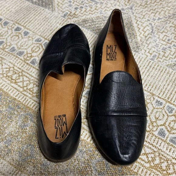 Women’s Miz Mooz New York Coty black leather loafers size 39 - Picture 10 of 12